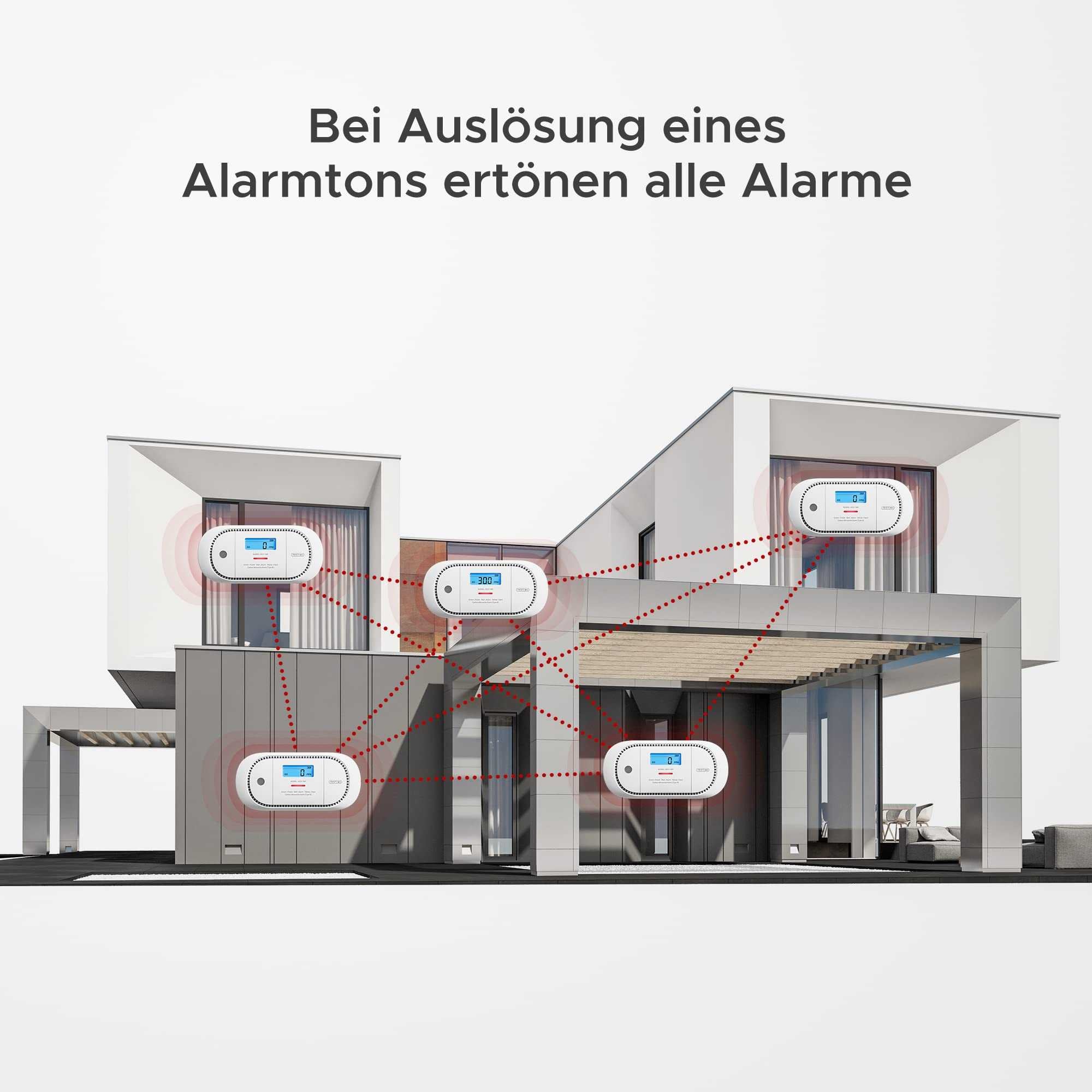 X-Sense XC01-WR Drahtlose Verbundene Kohlenmonoxid-Melder 2er Set - Ultimativer Schutz und Konnektivität für Ihr Zuhause Mesch Shop X-Sense XC01-WR Drahtlose Verbundene Kohlenmonoxid-Melder 2er Set - Ultimativer Schutz und Konnektivität für Ihr Zuhause Mesch Shop